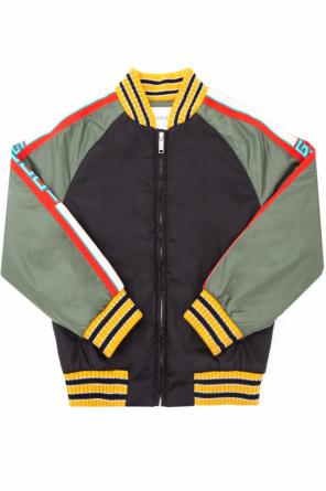 Logo-embroidered bomber jacket, zdjęcie 1 Logo-embroidered bomber jacket od Gucci Kids